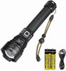 90000 Lumens LED Tactical Flashlight Rechargeable XHP90 USB Zoomable 7Modes Super Bright Floodlight Spotlight Torch Light